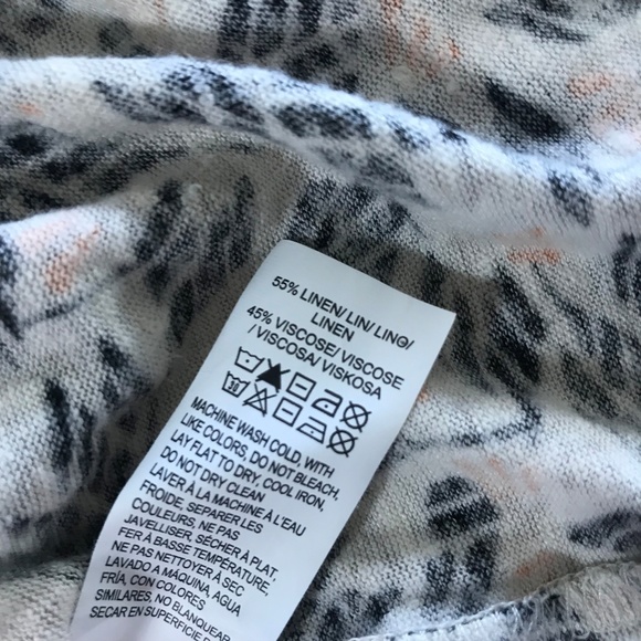 Lucky Brand Cream Linen Blend Embroidered Blouse - Picture 5 of 7